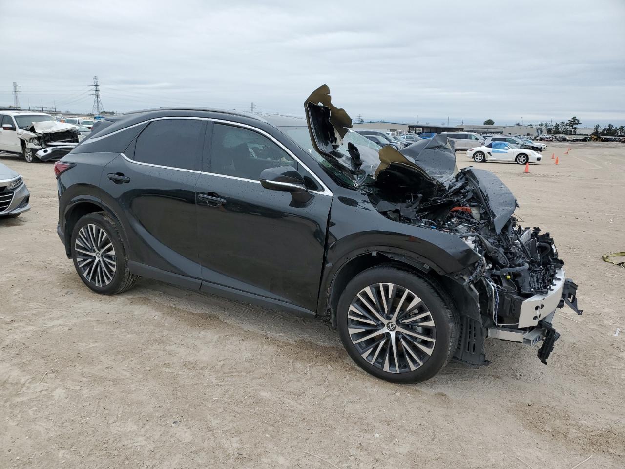2024 Lexus RX VIN 2T2BBMCA8RC033664 Copart auction photo, front end / side damage thumbnail 4