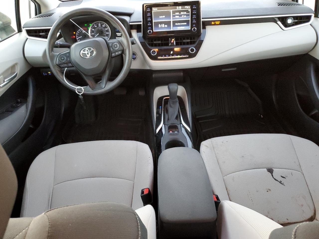2020 Toyota Corolla VIN JTDHPRAE1LJ001069 Copart auction photo, hail / minor dent/scratches damage thumbnail 8