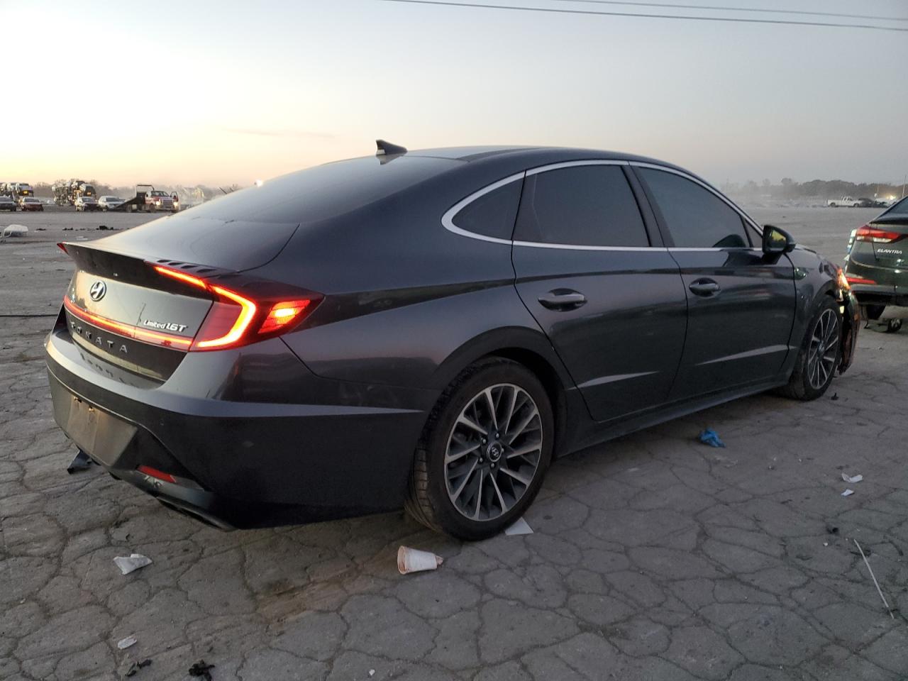 2020 Hyundai Sonata VIN 5NPEH4J21LH001008 Copart auction photo, front end damage thumbnail 3