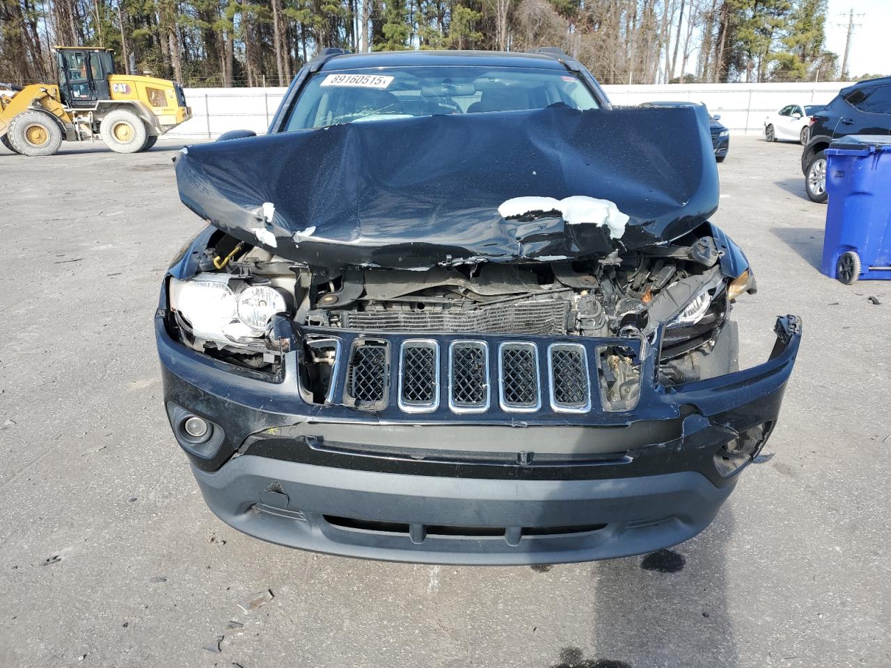 2014 Jeep Compass VIN 1C4NJCBAXED725776 Copart auction photo, front end damage thumbnail 5