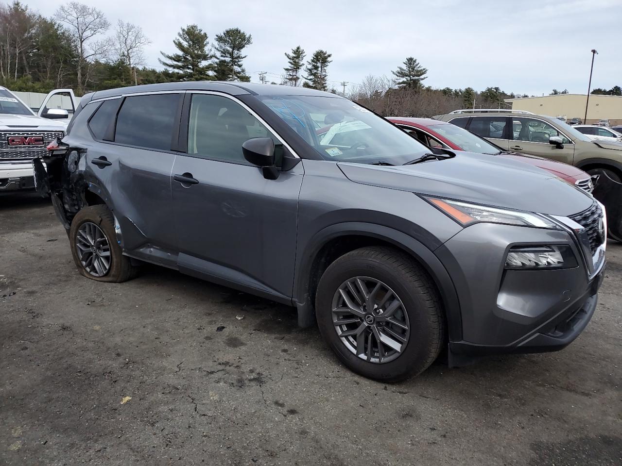 2021 Nissan Rogue VIN JN8AT3AB2MW225055 Copart auction photo, rear end damage thumbnail 4