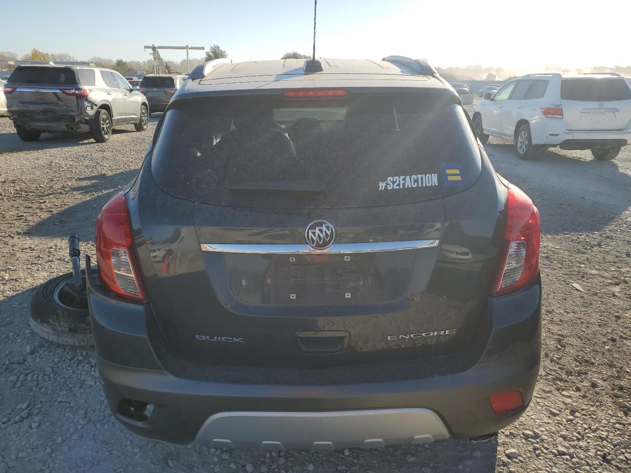 2016 Buick Encore VIN KL4CJASB5GB653415 Copart auction photo, rear end damage thumbnail 6