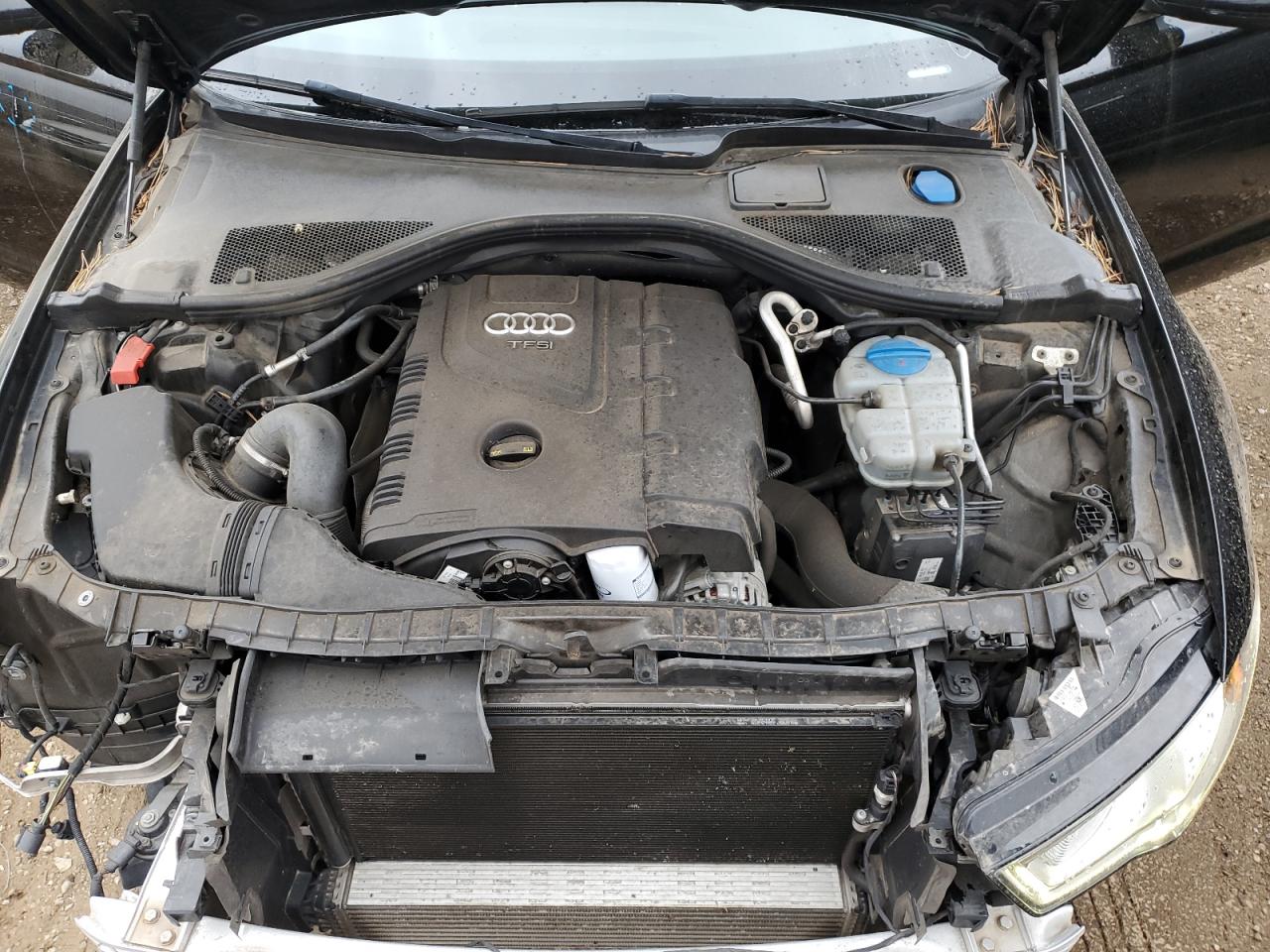 2015 Audi A6 VIN WAUGFAFC5FN024369 Copart auction photo, front end / all over damage thumbnail 11