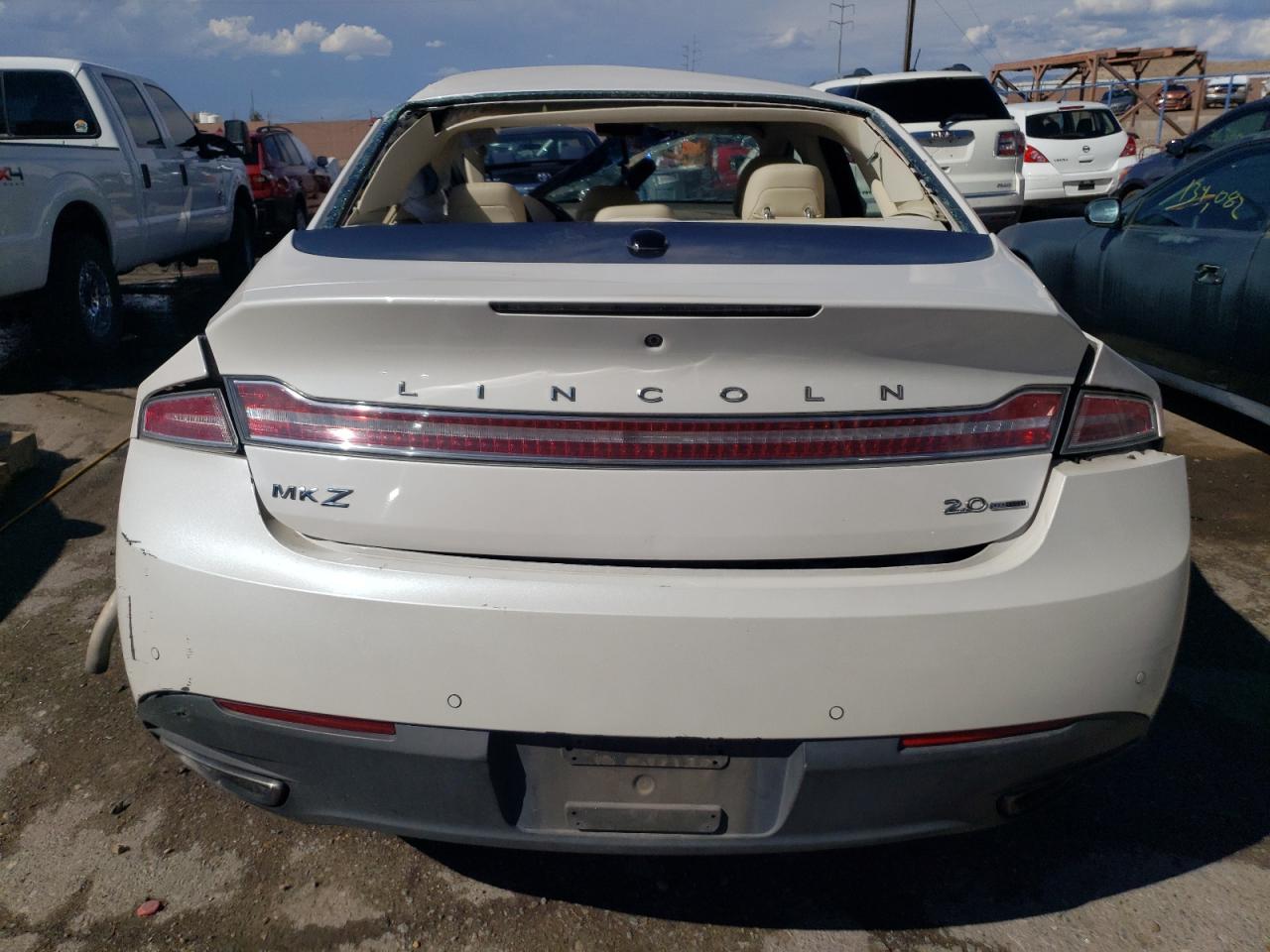 2013 Lincoln MKZ VIN 3LN6L2G98DR823441 Copart auction photo, side damage thumbnail 6