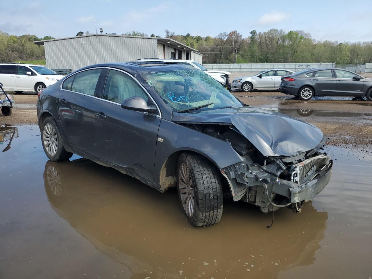 2011 Buick Regal VIN W04GS5EC7B1010699 Copart auction photo, biohazard/chemical / front end damage thumbnail 4