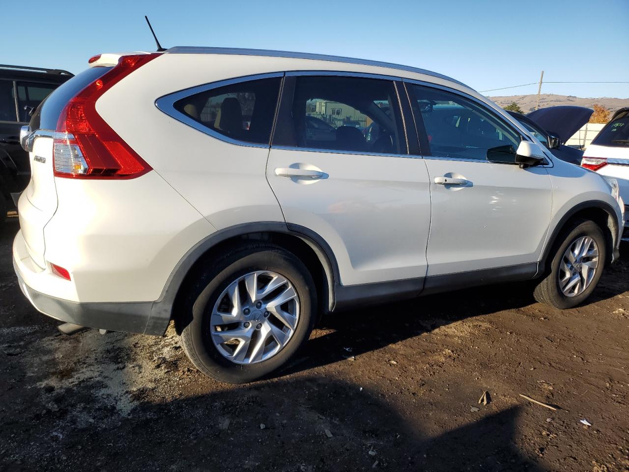 2016 Honda CR-V VIN 5J6RM4H73GL118633 Copart auction photo, side damage thumbnail 3