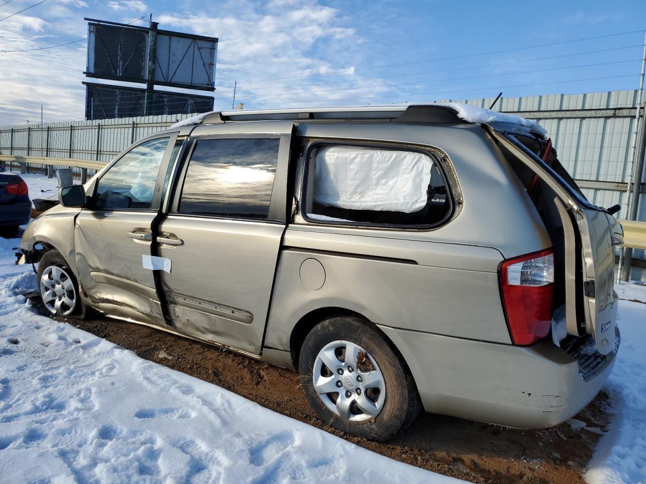 2009 KIA Sedona VIN KNDMB233596278545 Copart auction photo, all over / undercarriage damage thumbnail 2