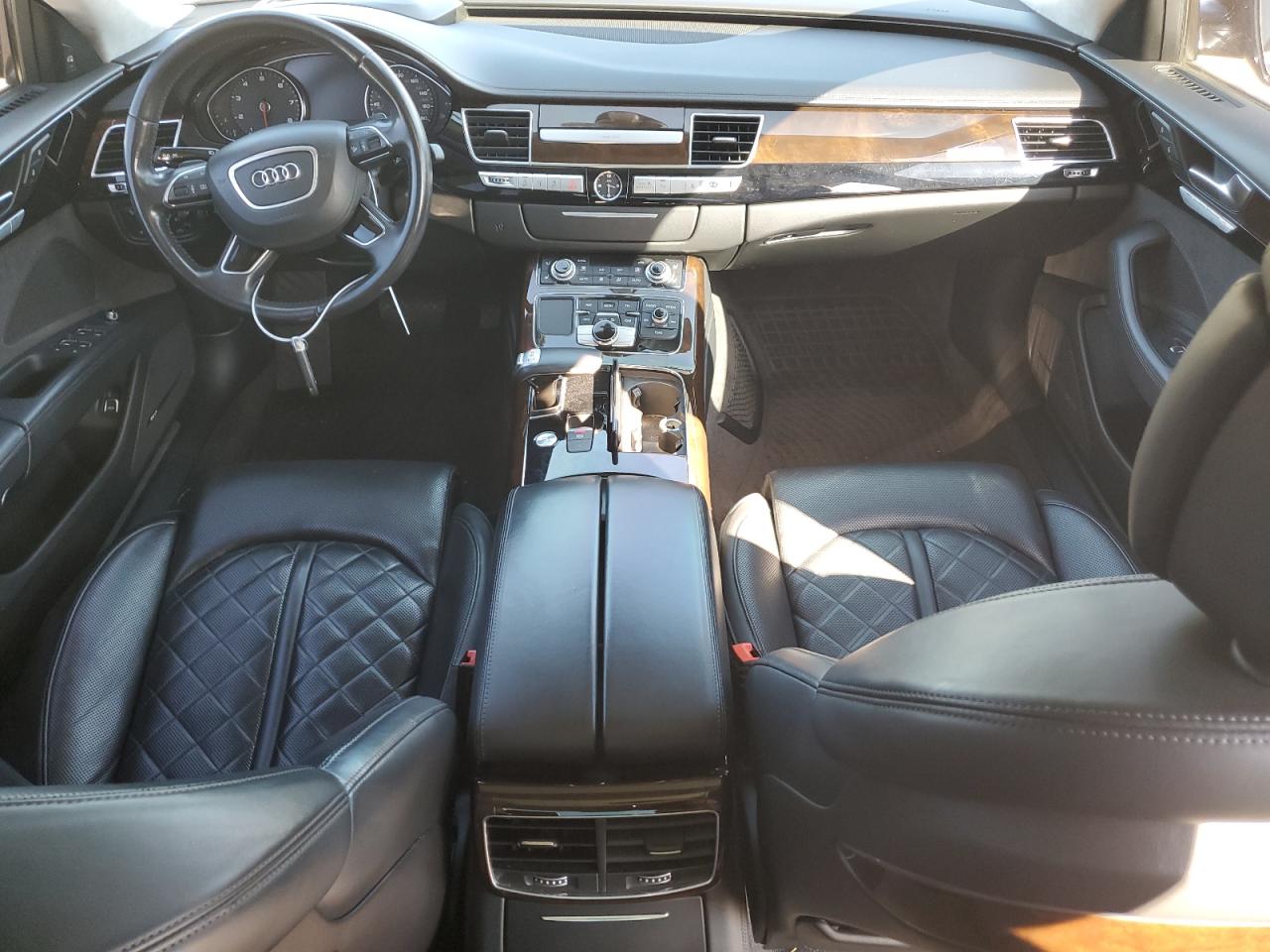 2015 Audi A8 VIN WAU32AFD5FN022074 Copart auction photo, side damage thumbnail 8
