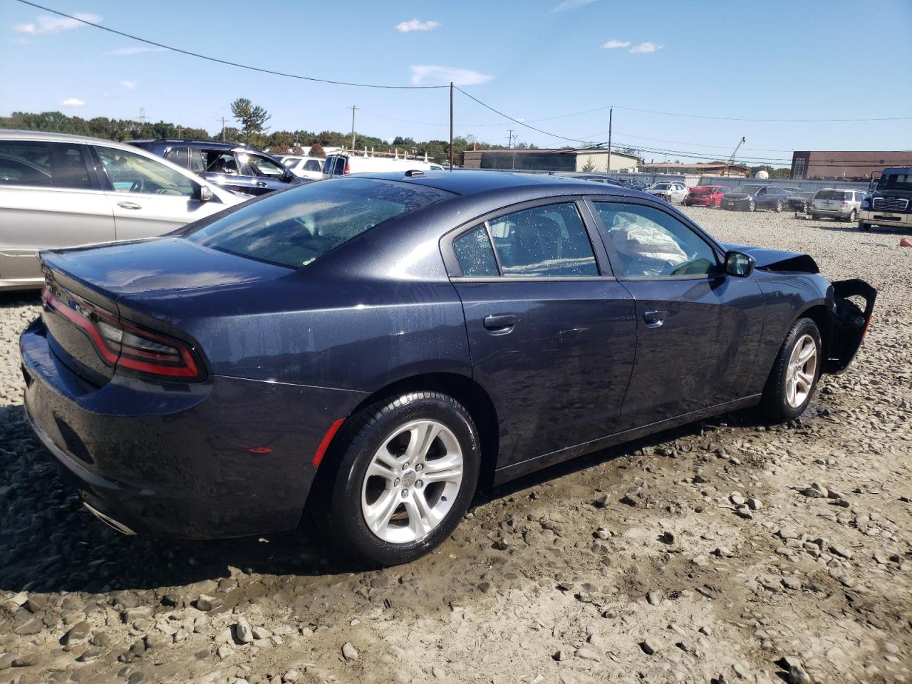 2019 Dodge Charger VIN 2C3CDXBG8KH699532 Copart auction photo, front end damage thumbnail 3