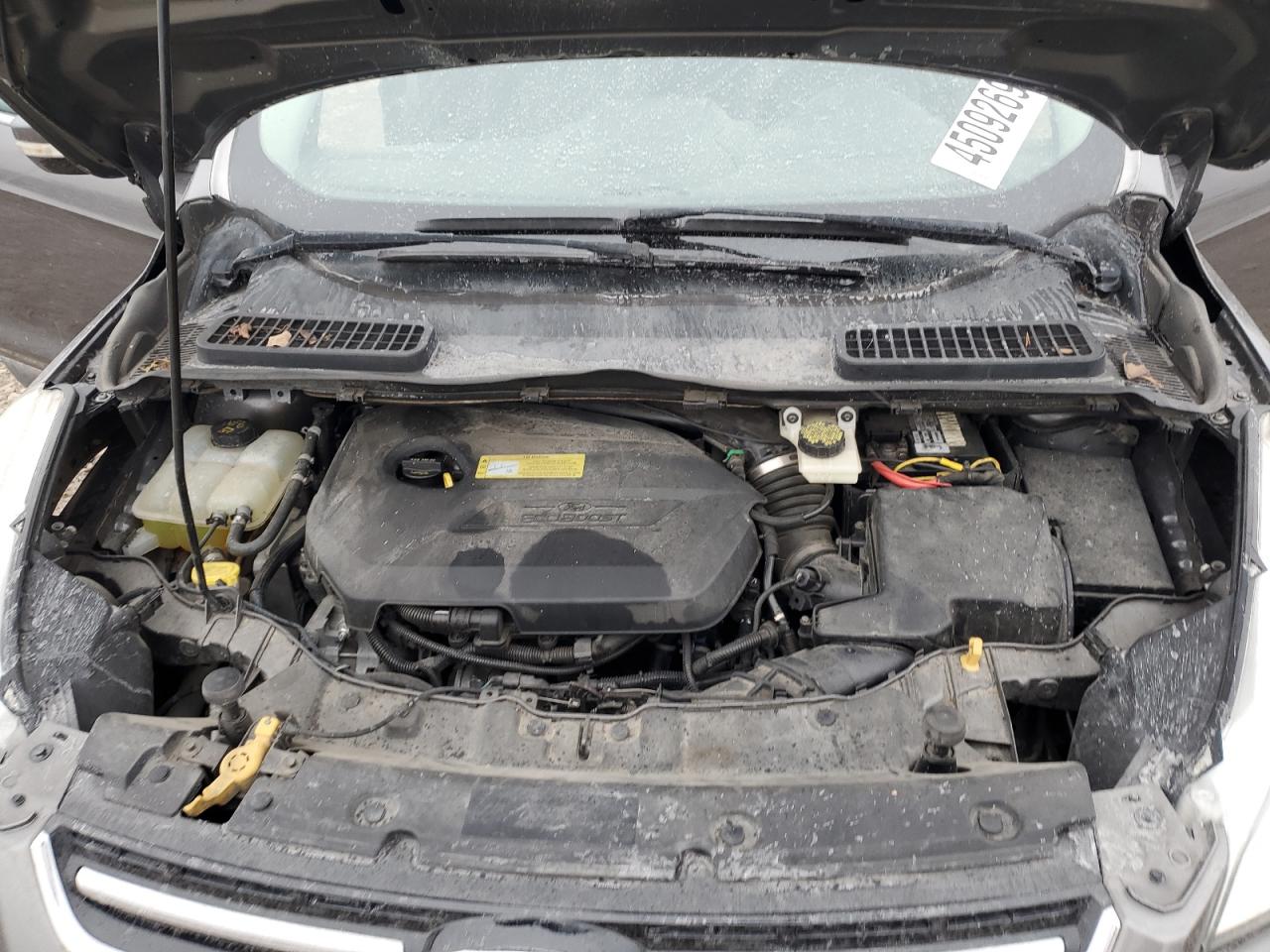 2014 Ford Escape VIN 1FMCU9JX9EUA42051 Copart auction photo, mechanical damage thumbnail 11