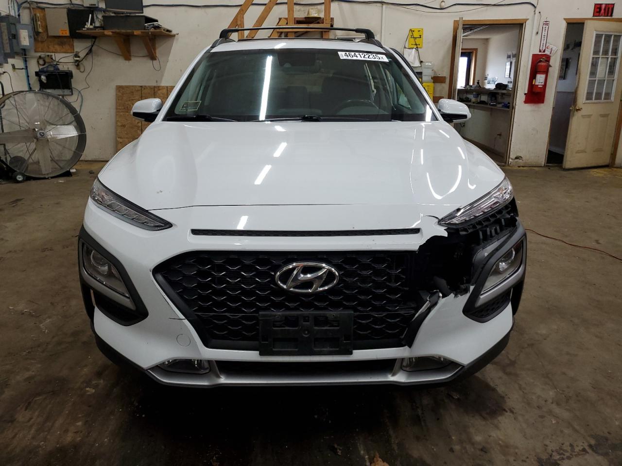 2020 Hyundai Kona VIN KM8K6CAA3LU478518 Copart auction photo, side / front end damage thumbnail 5