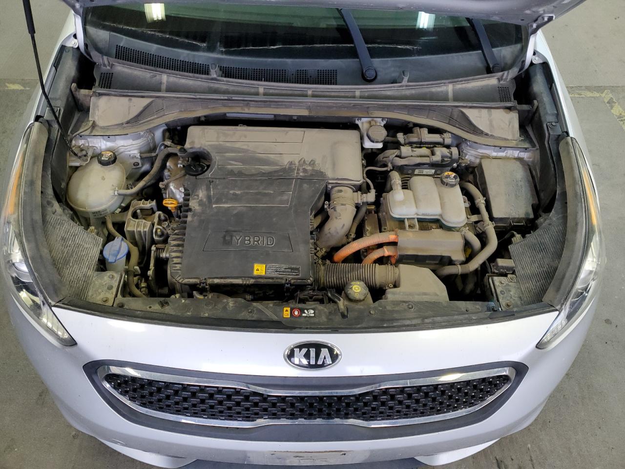 2017 KIA Niro VIN KNDCC3LC0H5101873 Copart auction photo, front end / side damage thumbnail 11