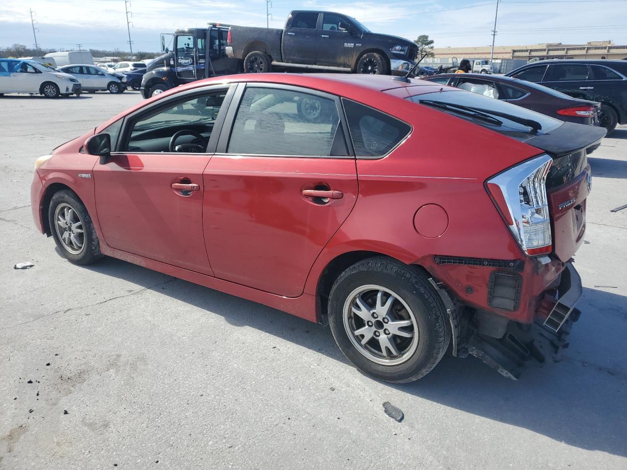 2010 Toyota Prius VIN JTDKN3DU5A0245385 Copart auction photo, rear end / front end damage thumbnail 2