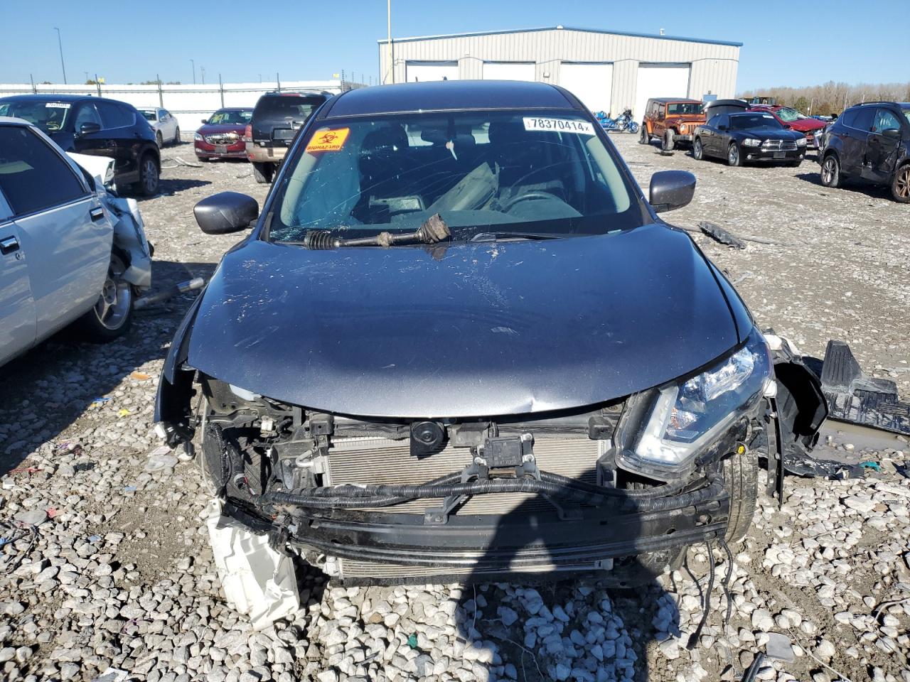 2018 Nissan Rogue VIN 5N1AT2MT3JC764285 Copart auction photo, front end / side damage thumbnail 5