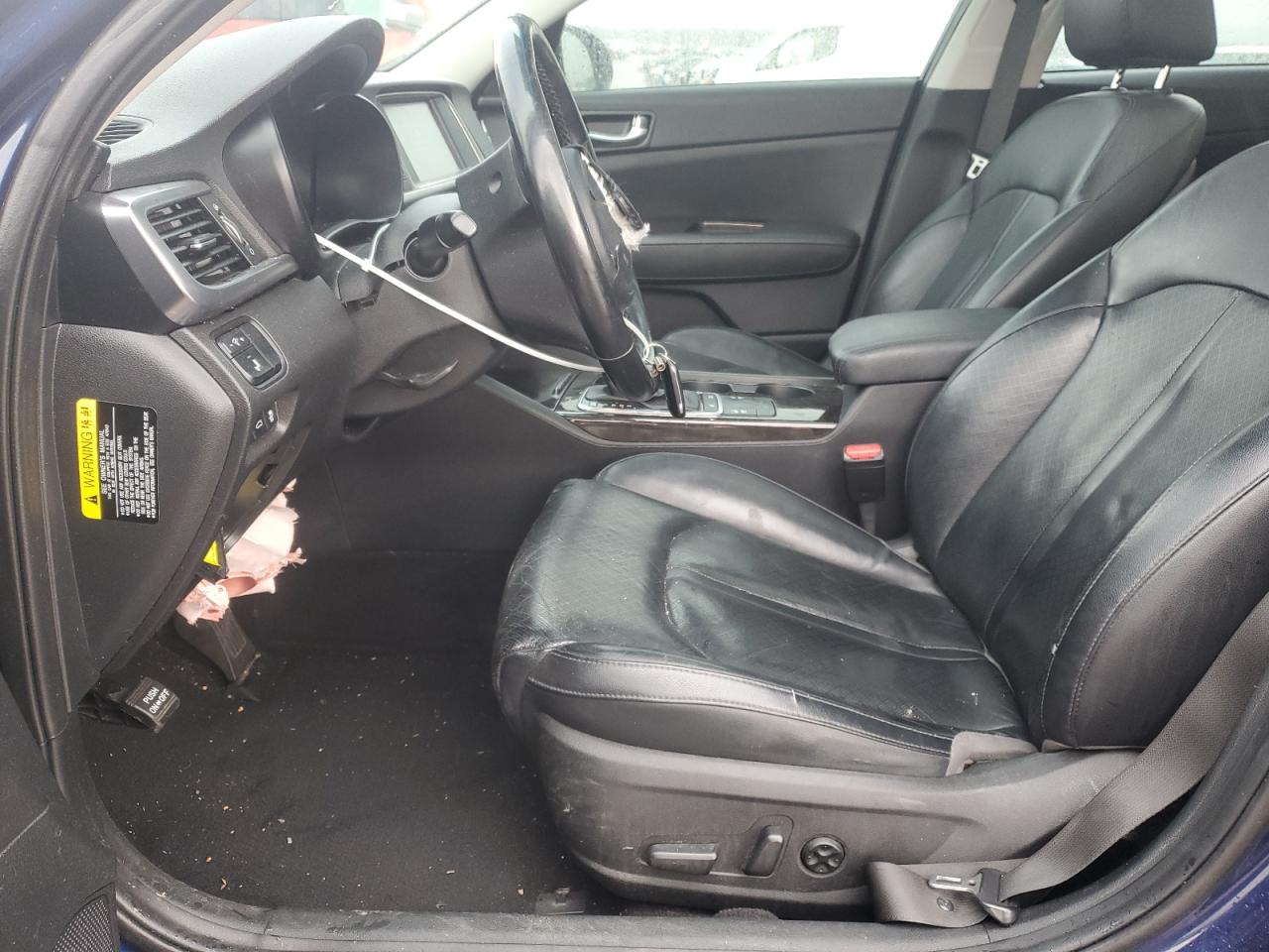 2016 KIA Optima VIN 5XXGU4L38GG117673 Copart auction photo, front end damage thumbnail 7