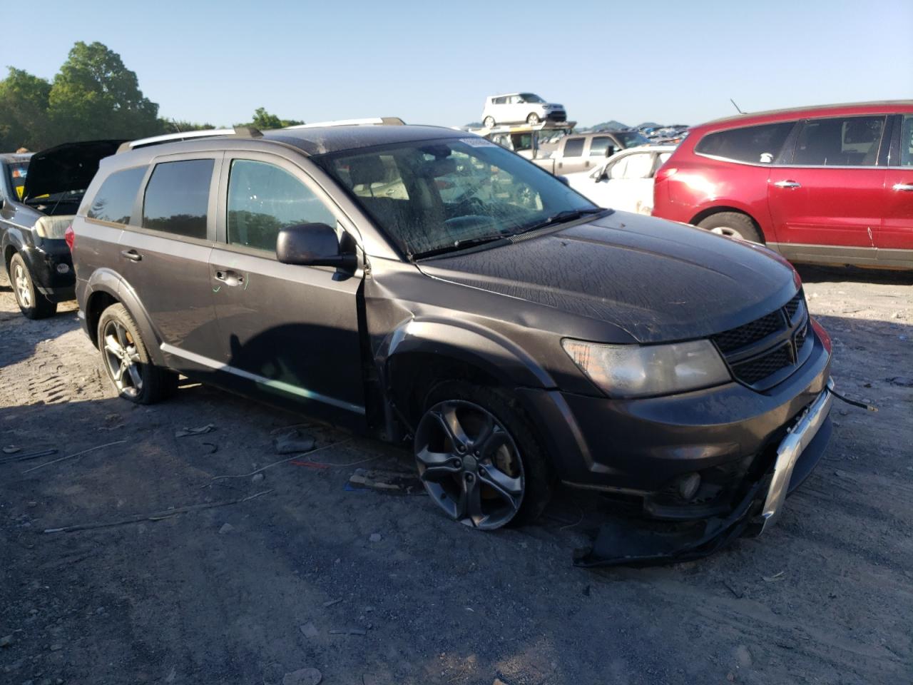 2017 Dodge Journey VIN 3C4PDCGB0HT538868 Copart auction photo, front end / undercarriage damage thumbnail 4