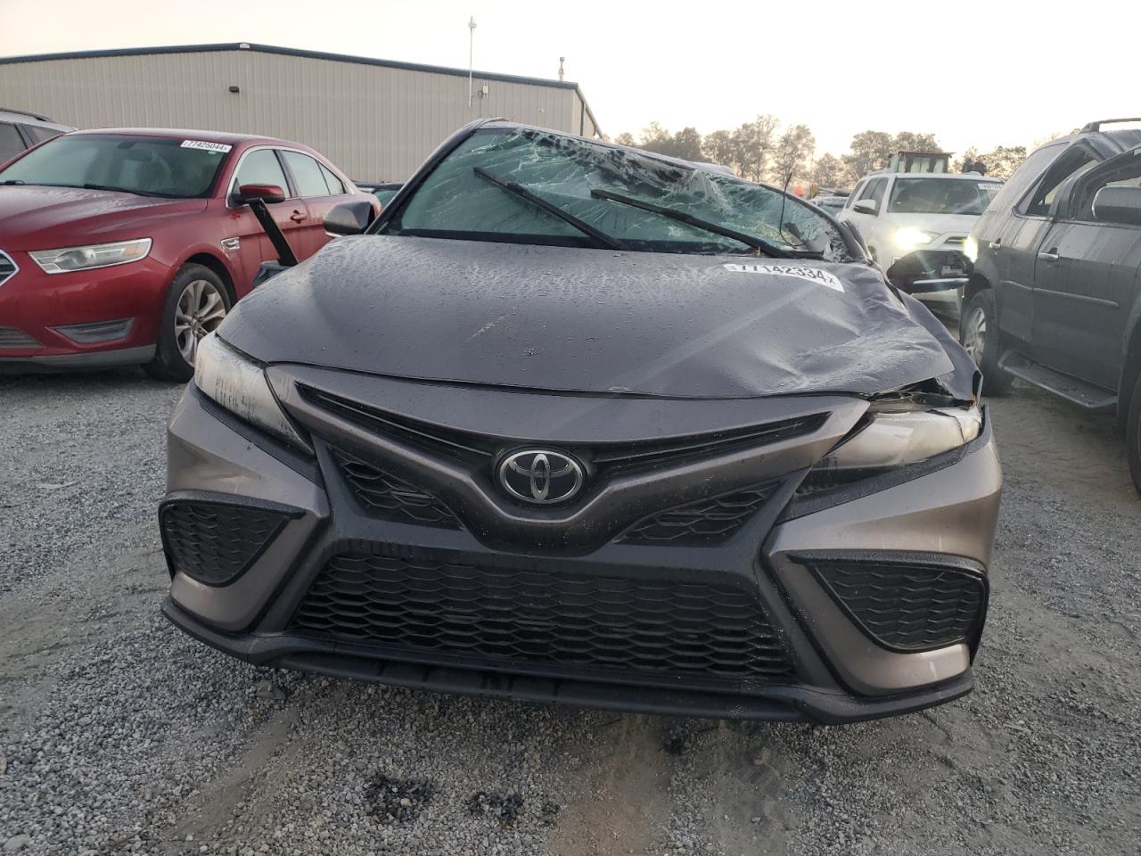 2022 Toyota Camry VIN 4T1G11AK3NU637638 Copart auction photo, top/roof / all over damage thumbnail 5