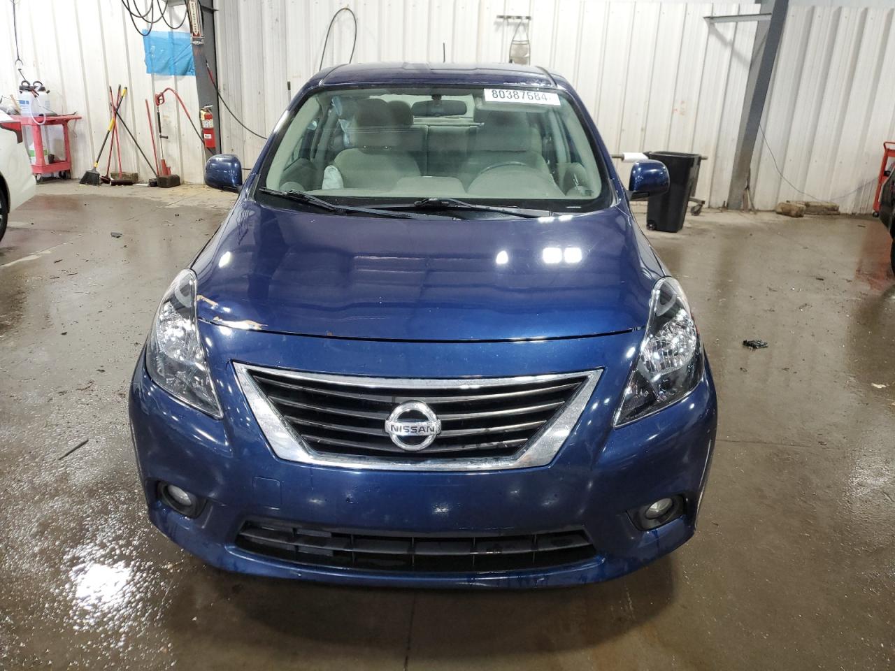 2014 Nissan Versa VIN 3N1CN7AP5EL877468 Copart auction photo, rear end / hail damage thumbnail 5