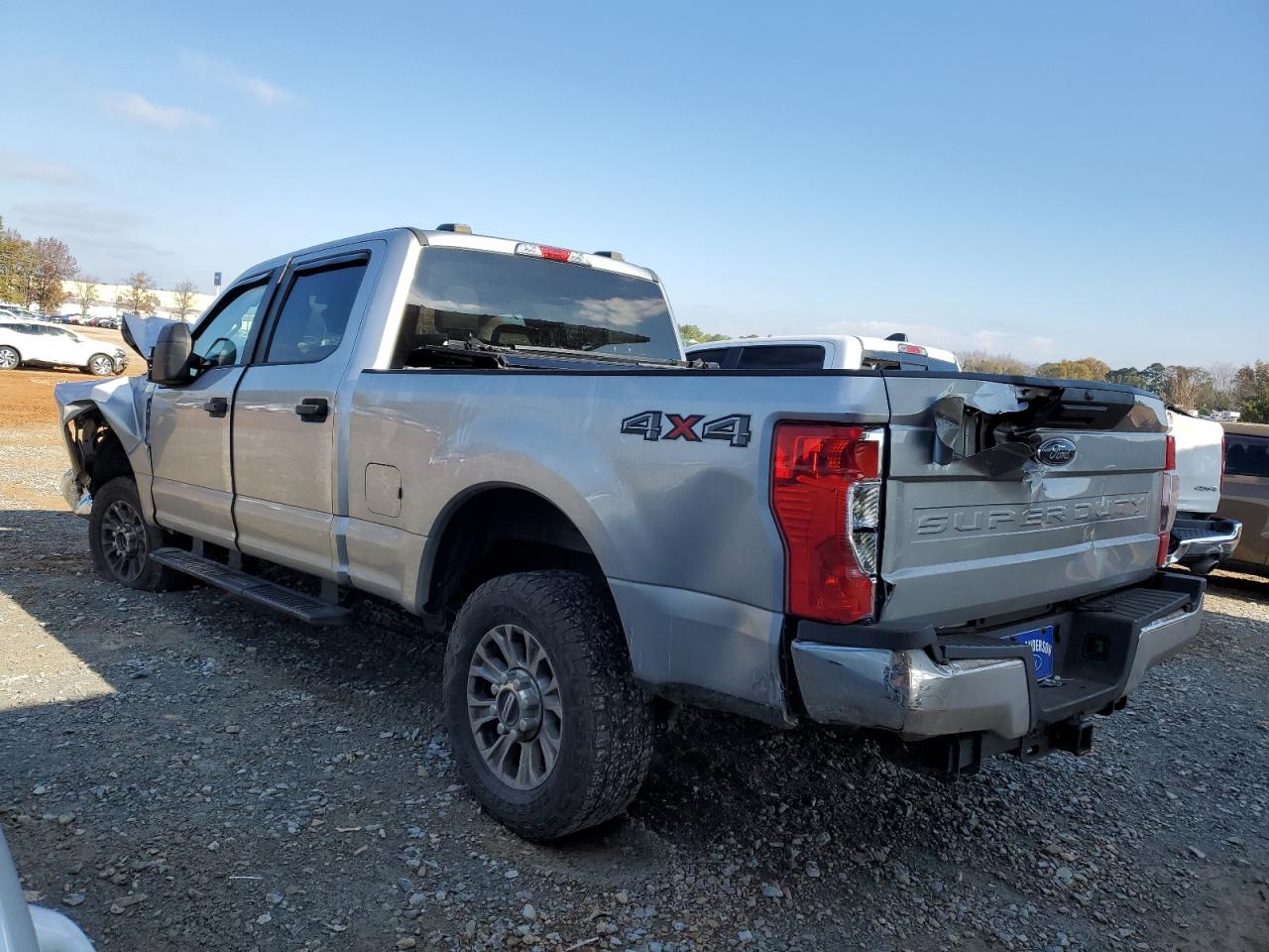 2021 Ford F250 VIN 1FT7W2B60MEC17616 Copart auction photo, front end / side damage thumbnail 2
