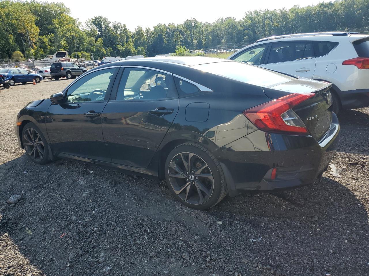 2020 Honda Civic VIN 2HGFC2E81LH509883 Copart auction photo, all over damage thumbnail 2