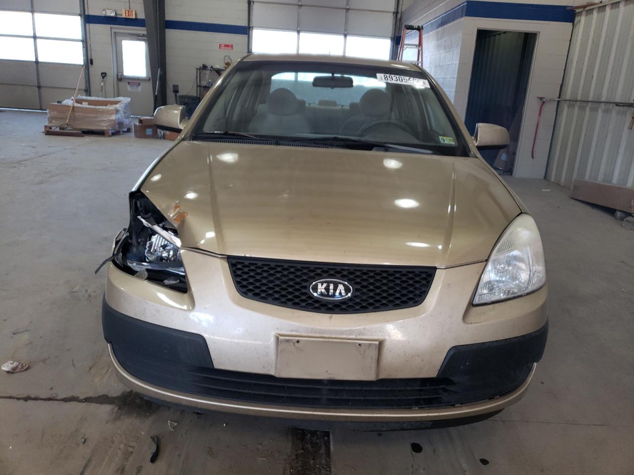2009 KIA Rio VIN KNADE223596508848 Copart auction photo, side / mechanical damage thumbnail 5