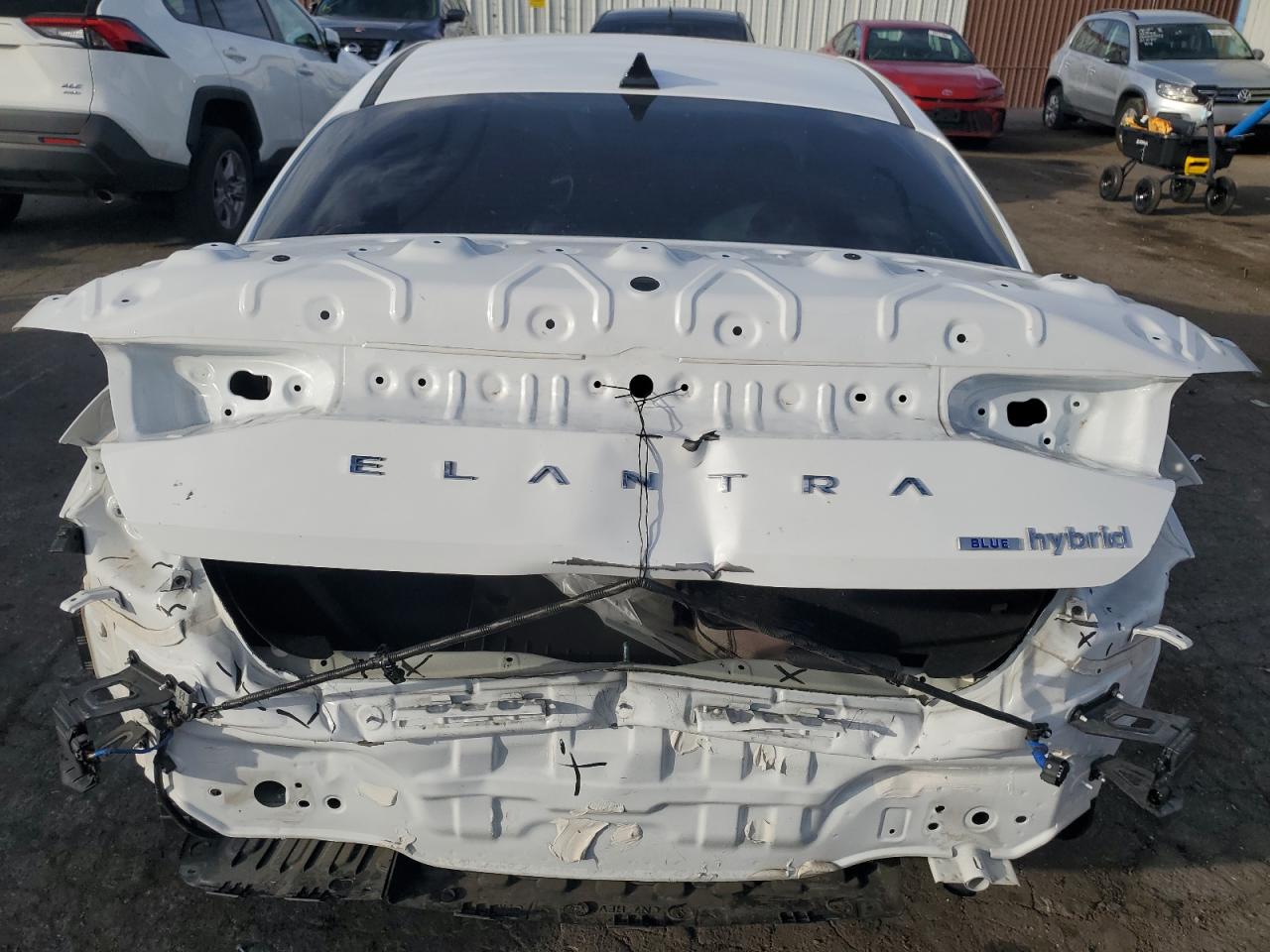 2023 Hyundai Elantra VIN KMHLM4AJ7PU039313 Copart auction photo, rear end damage thumbnail 6