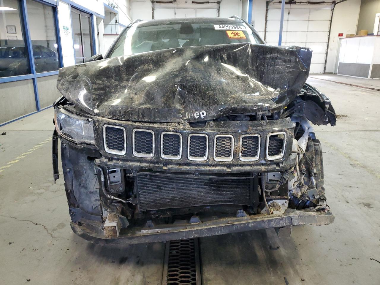 2018 Jeep Compass VIN 3C4NJDAB3JT326017 Copart auction photo, all over / undercarriage damage thumbnail 5