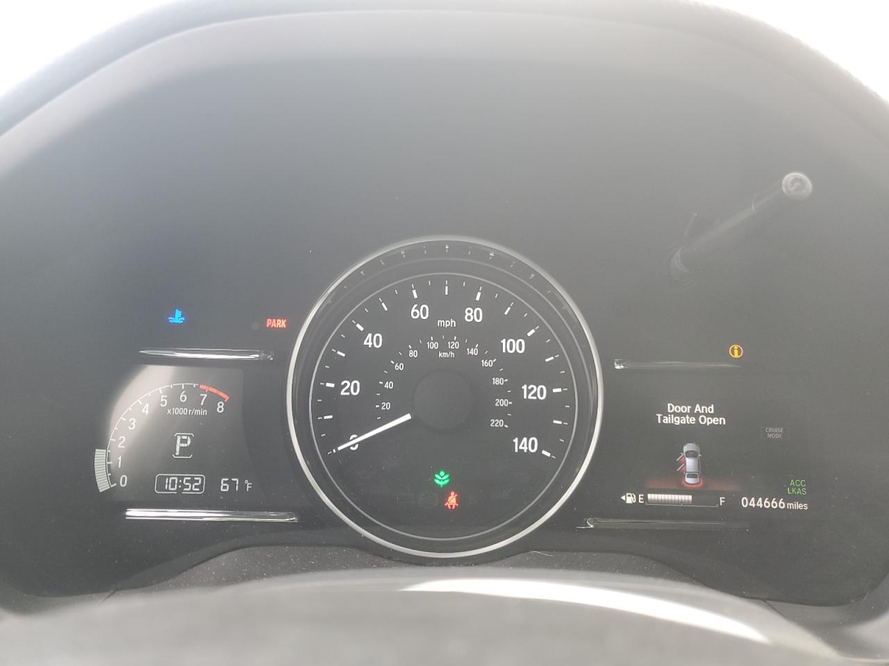 2019 Honda HR-V VIN 3CZRU5H52KM729569 Copart auction photo, front end damage thumbnail 9
