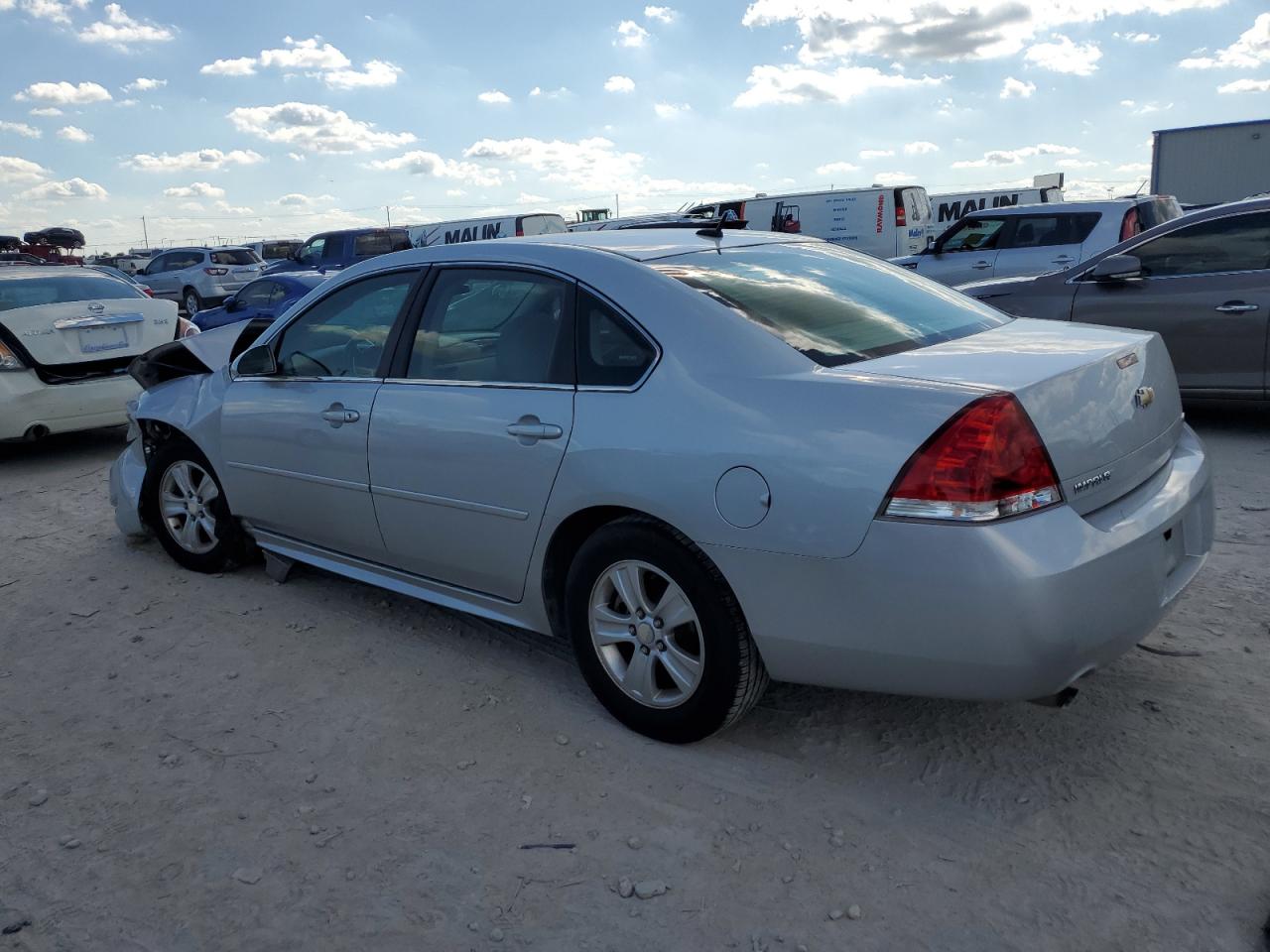 2014 Chevrolet Impala VIN 2G1WA5E39E1132038 Copart auction photo, front end / minor dent/scratches damage thumbnail 2