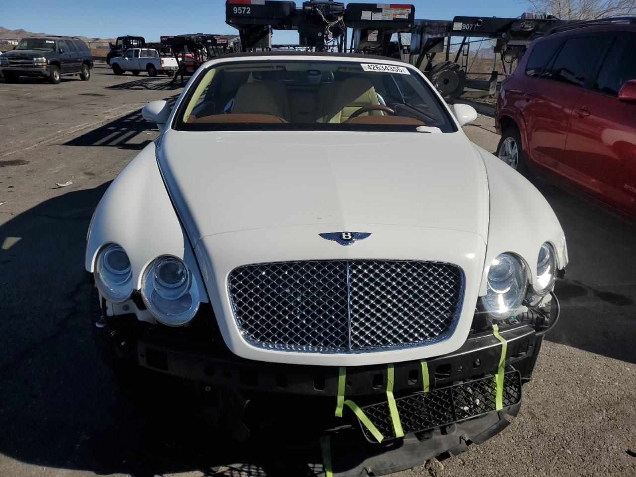 2008 Bentley Continental VIN SCBDR33W58C054660 Copart auction photo, front end damage thumbnail 5