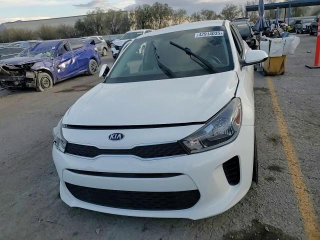 2020 KIA Rio VIN 3KPA24AD4LE333269 Copart auction photo, side / front end damage thumbnail 11