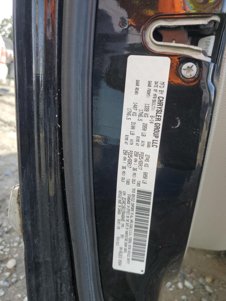 2014 Chrysler Town & Country VIN 2C4RC1BG1ER448405 Copart auction photo, side / front end damage thumbnail 13