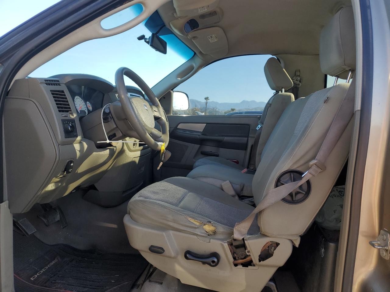 2008 Dodge RAM VIN 1D7HU16N98J238053 Copart auction photo, front end / side damage thumbnail 7