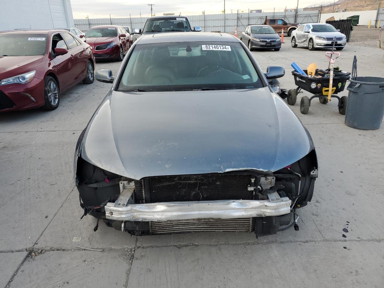 2013 Audi A4 VIN WAUBFAFL9DN006870 Copart auction photo, front end / mechanical damage thumbnail 5