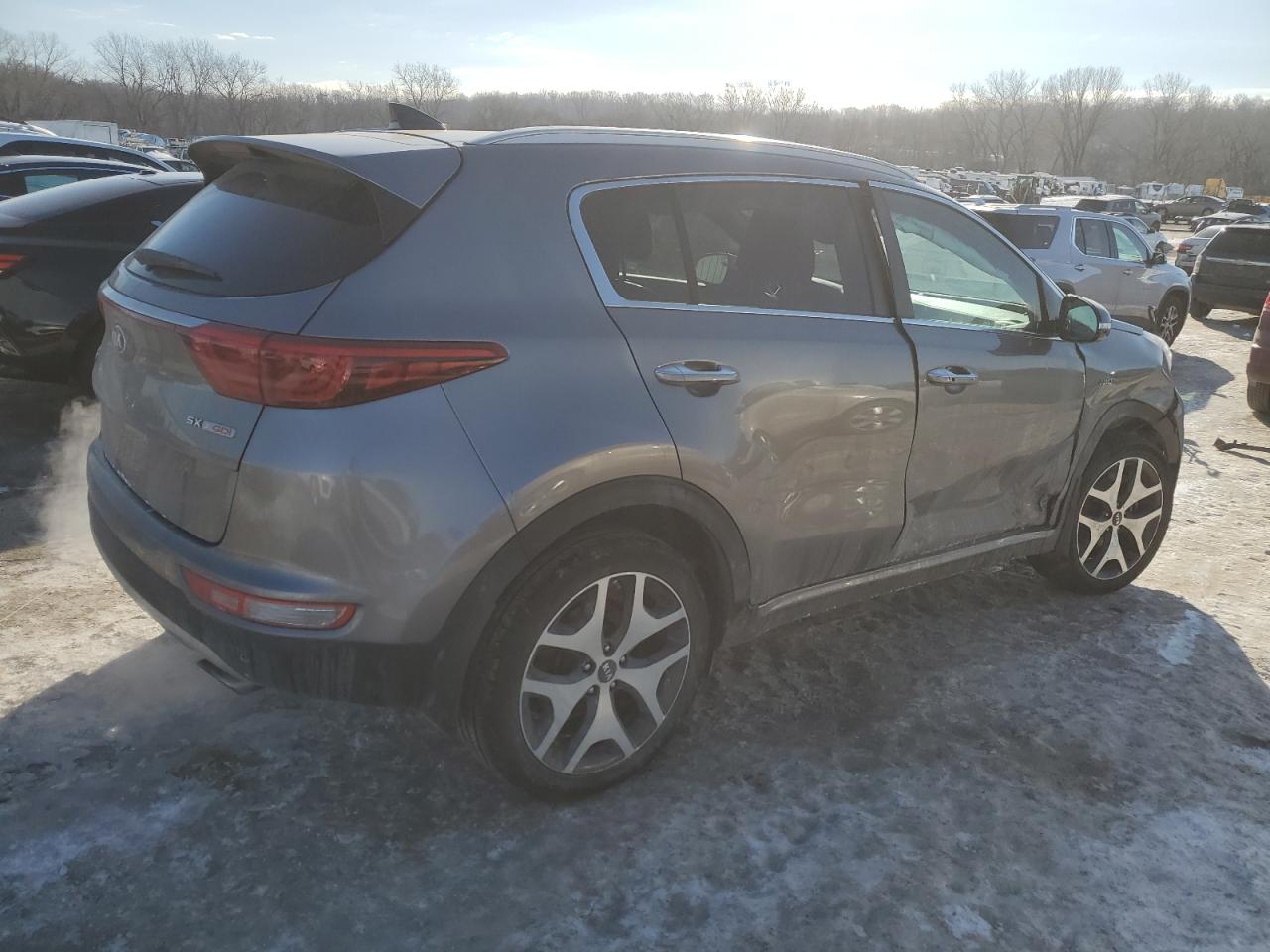 2017 KIA Sportage VIN KNDPRCA61H7098175 Copart auction photo, side damage thumbnail 3