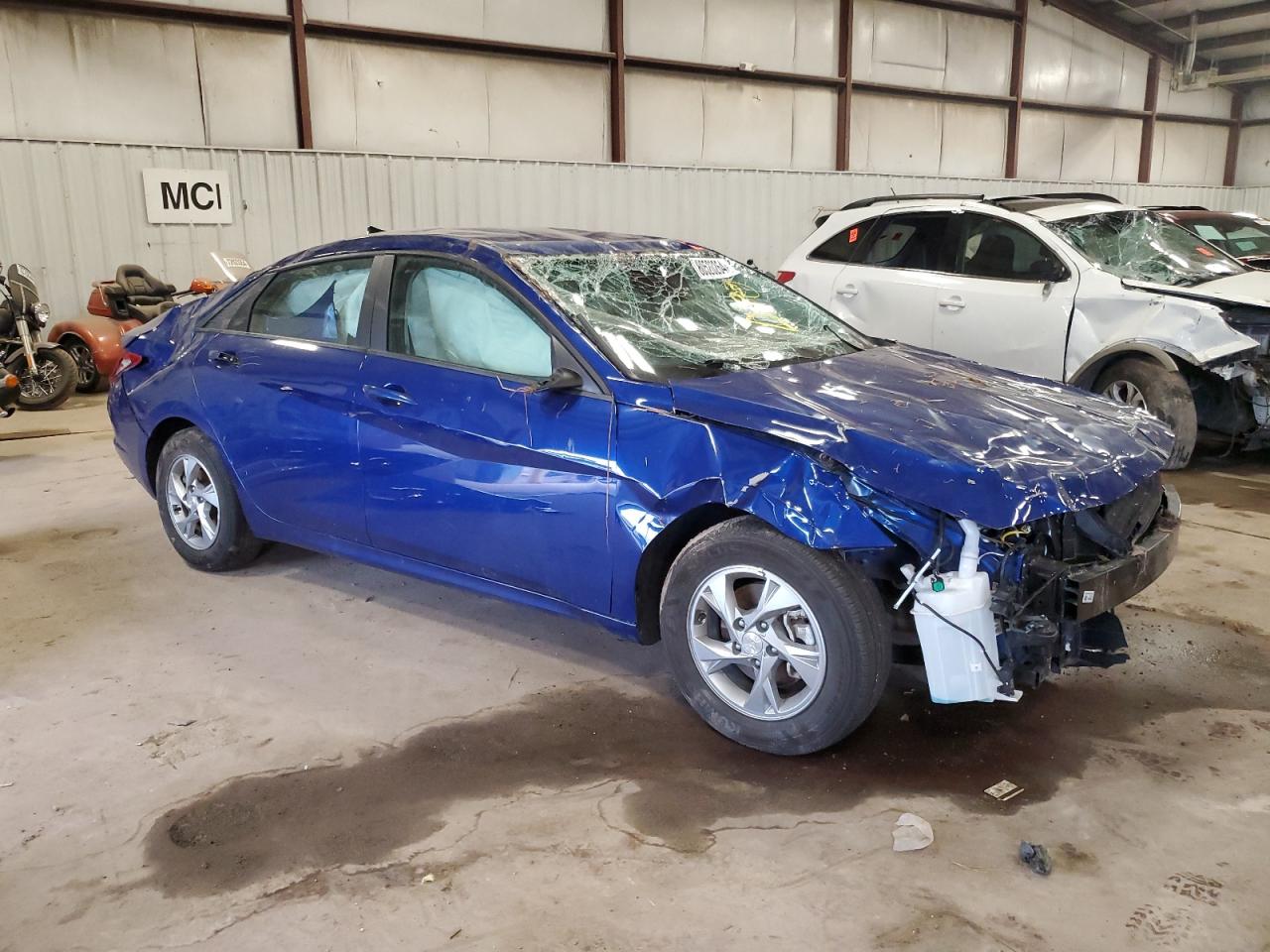 2023 Hyundai Elantra VIN 5NPLL4AG3PH116944 Copart auction photo, rollover / all over damage thumbnail 4