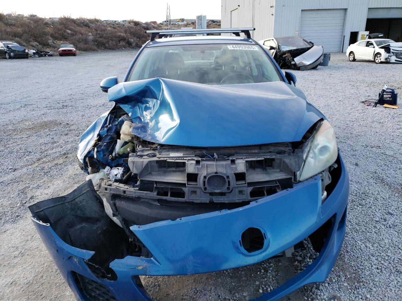 2012 Mazda 3 VIN JM1BL1V79C1596476 Copart auction photo, front end damage thumbnail 5