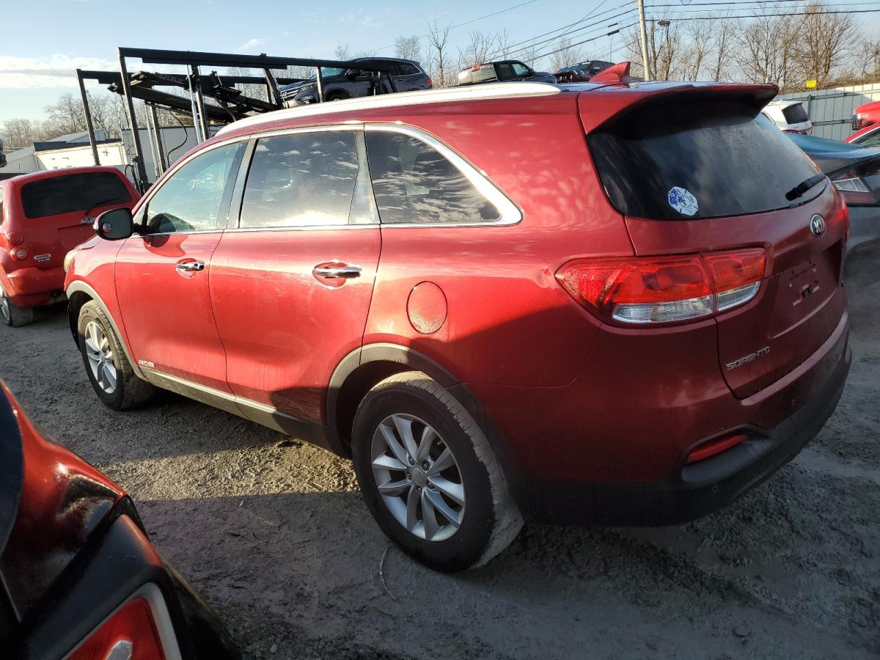 2016 KIA Sorento VIN 5XYPGDA53GG162351 Copart auction photo, front end damage thumbnail 2