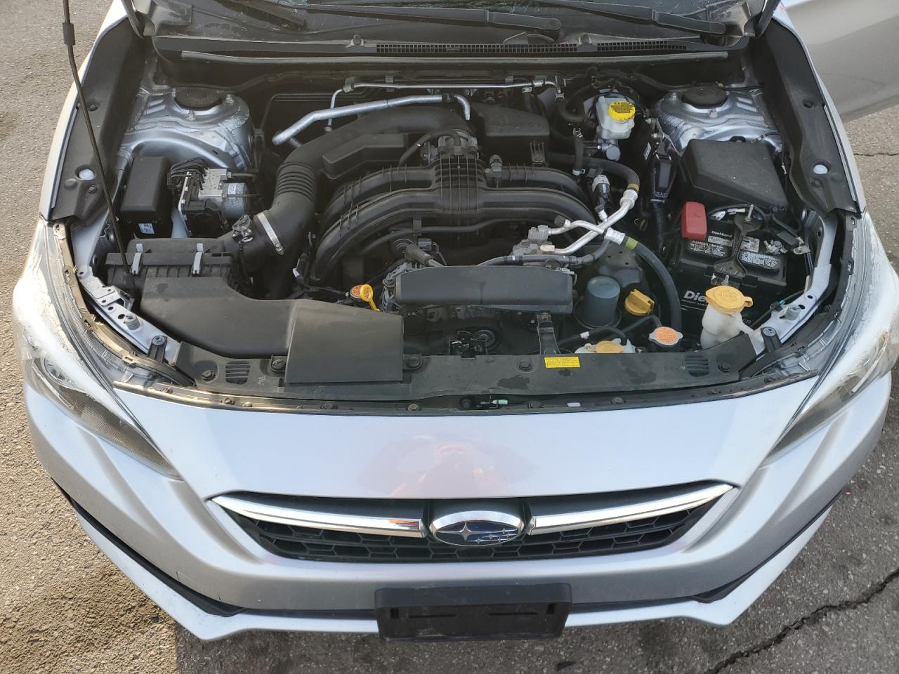 2020 Subaru Impreza VIN 4S3GKAB61L3611044 Copart auction photo, top/roof damage thumbnail 11