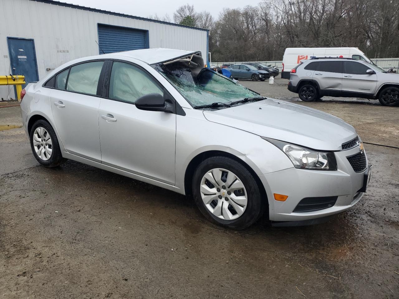 2014 Chevrolet Cruze VIN 1G1PA5SH5E7136305 Copart auction photo, side / top/roof damage thumbnail 4