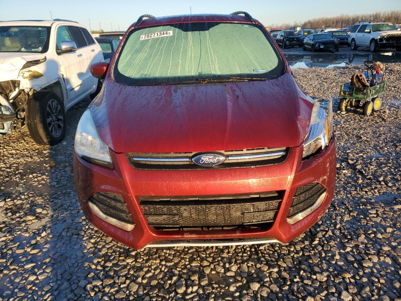 2015 Ford Escape VIN 1FMCU0GX9FUC03549 Copart auction photo, front end / rear end damage thumbnail 5