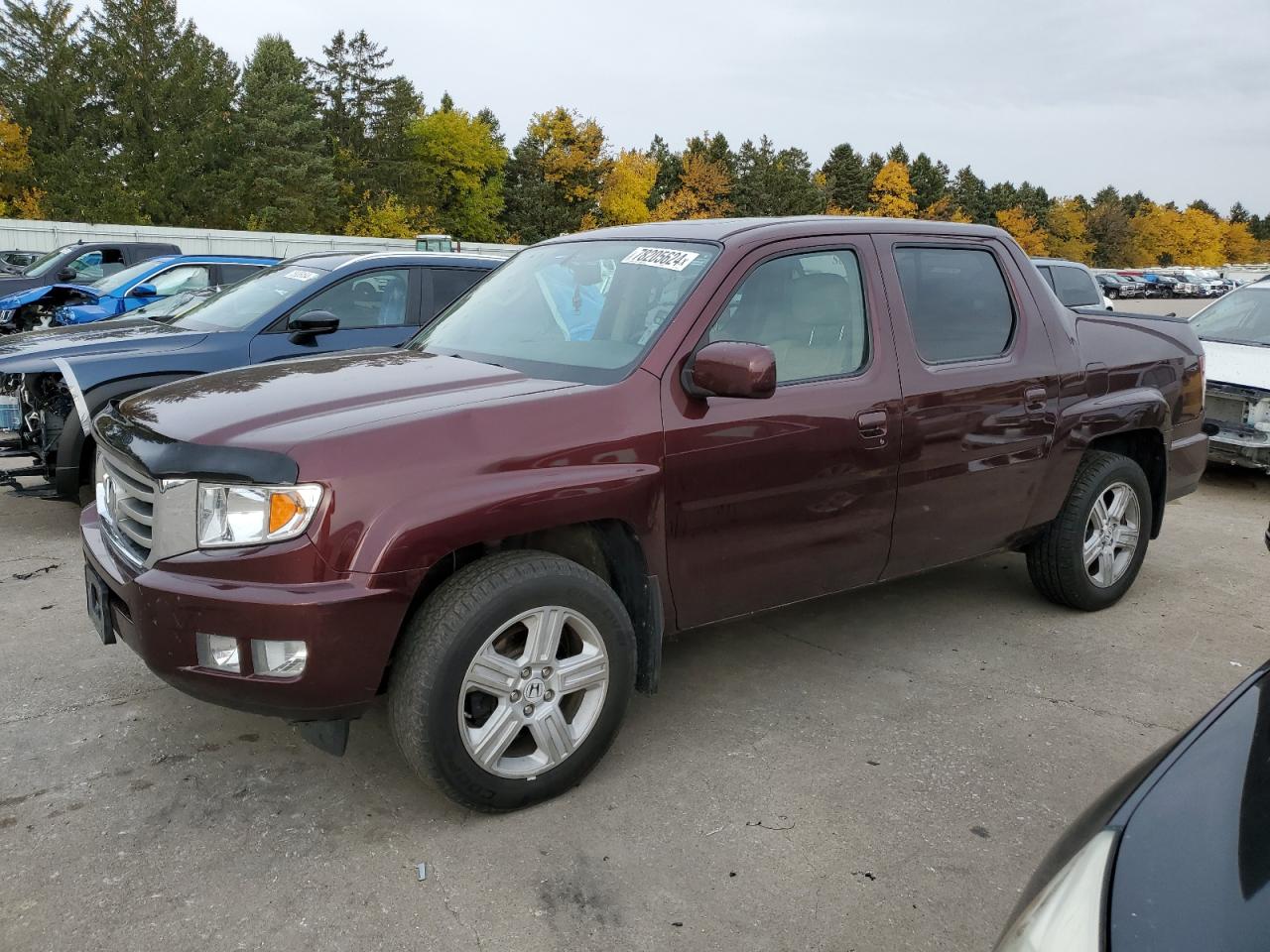 2013 Honda Ridgeline VIN 5FPYK1F58DB012661