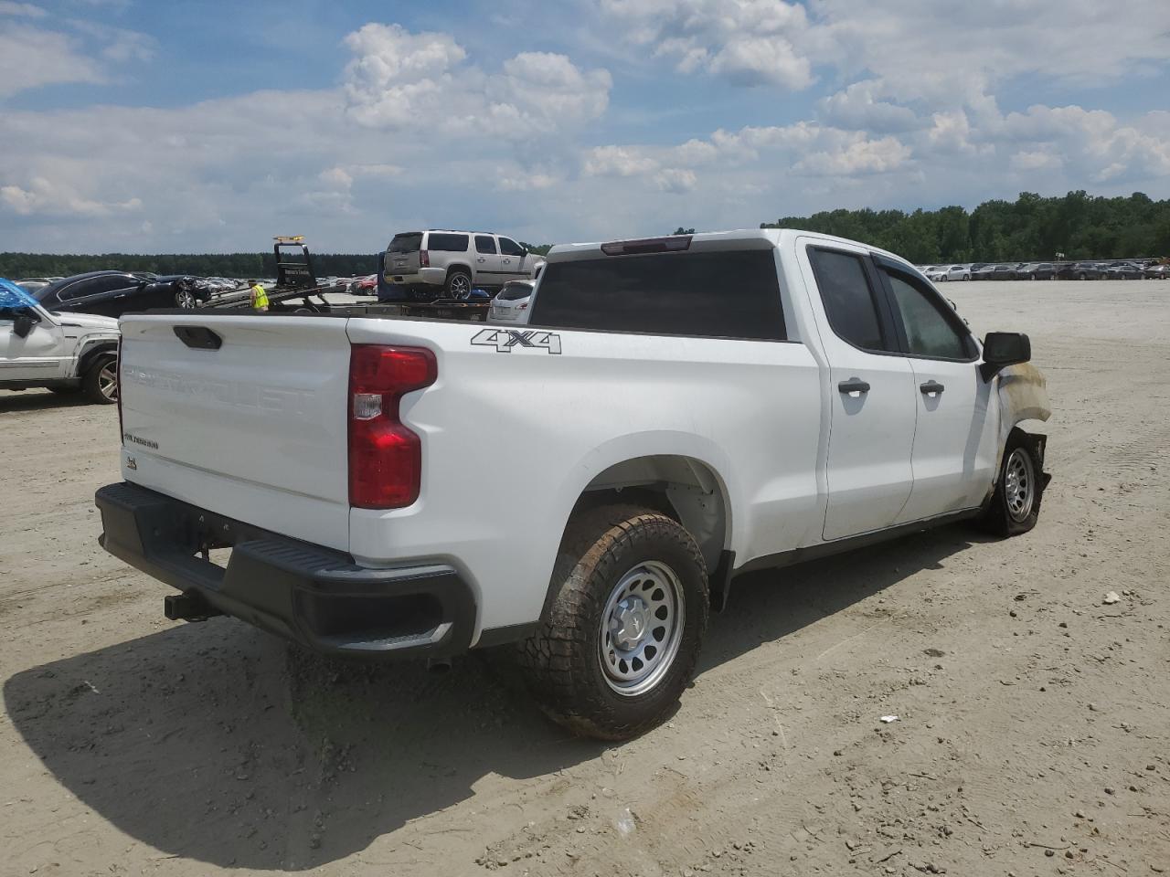 2020 Chevrolet Silverado VIN 1GCRYAEF0LZ267397 Copart auction photo, burn - engine / burn - interior damage thumbnail 3