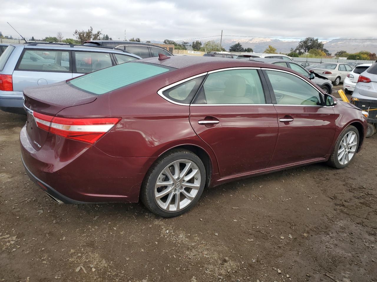 2013 Toyota Avalon VIN 4T1BK1EB8DU006836 Copart auction photo, front end / rear end damage thumbnail 3