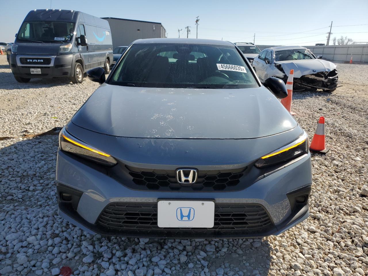 2022 Honda Civic VIN 19XFL2H87NE005931 Copart auction photo, side damage thumbnail 5