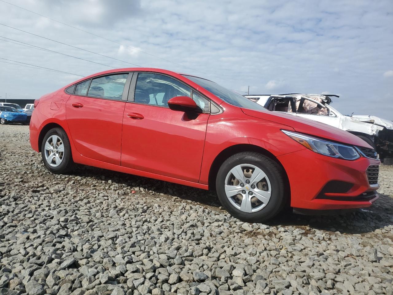 2018 Chevrolet Cruze VIN 1G1BC5SM6J7247456 Copart auction photo, side damage thumbnail 4
