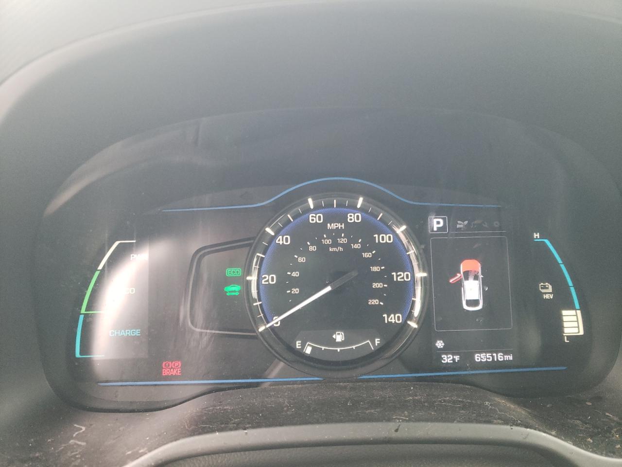 2019 Hyundai IONIQ VIN KMHC65LD3KU137495 Copart auction photo, front end damage thumbnail 9