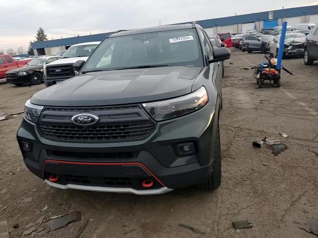2021 Ford Explorer VIN 1FMSK8JH4MGC46211 Copart auction photo, rear end damage thumbnail 11