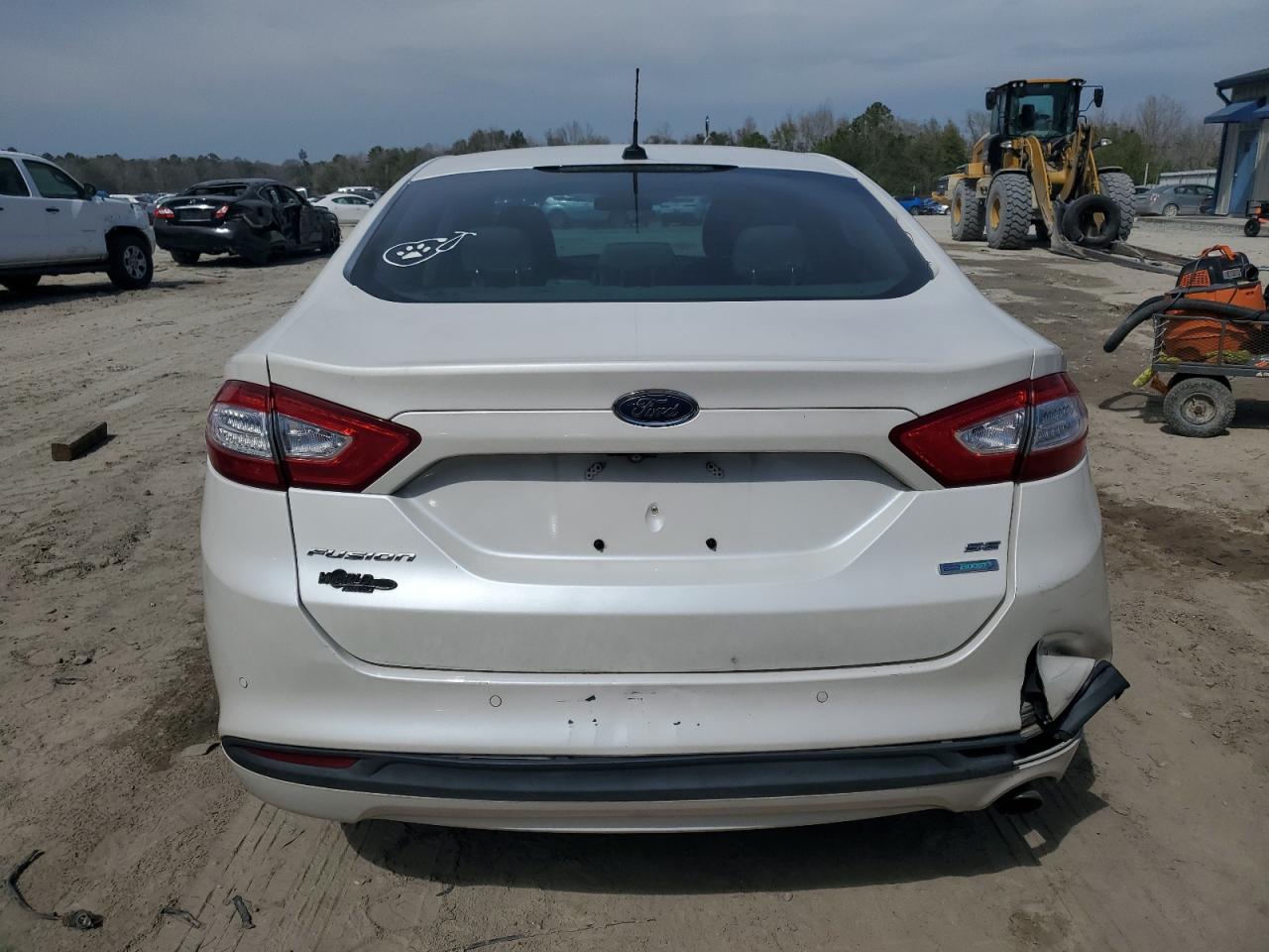 2016 Ford Fusion VIN 3FA6P0HD5GR287865 Copart auction photo, front end / rear end damage thumbnail 6