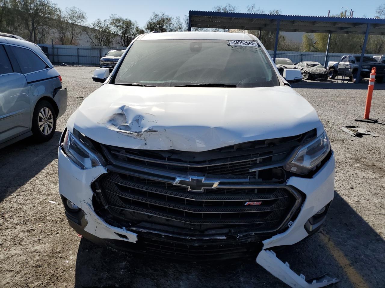 2020 Chevrolet Traverse VIN 1GNERJKW1LJ247178 Copart auction photo, front end damage thumbnail 5